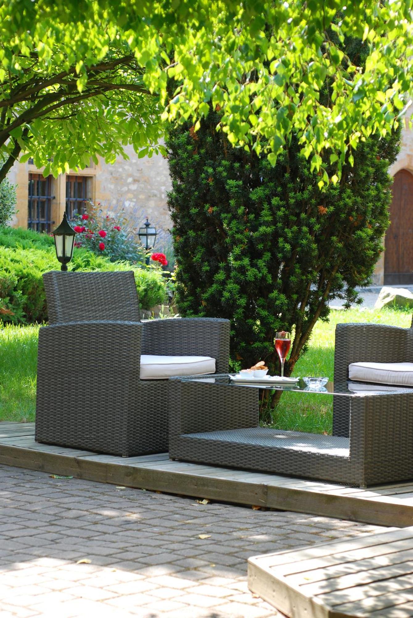 Demeures Et Chateaux L'Abbaye Caladoise - Anciennement Hostellerie Ferme Du Poulet Villefranche-sur-Saone Luaran gambar