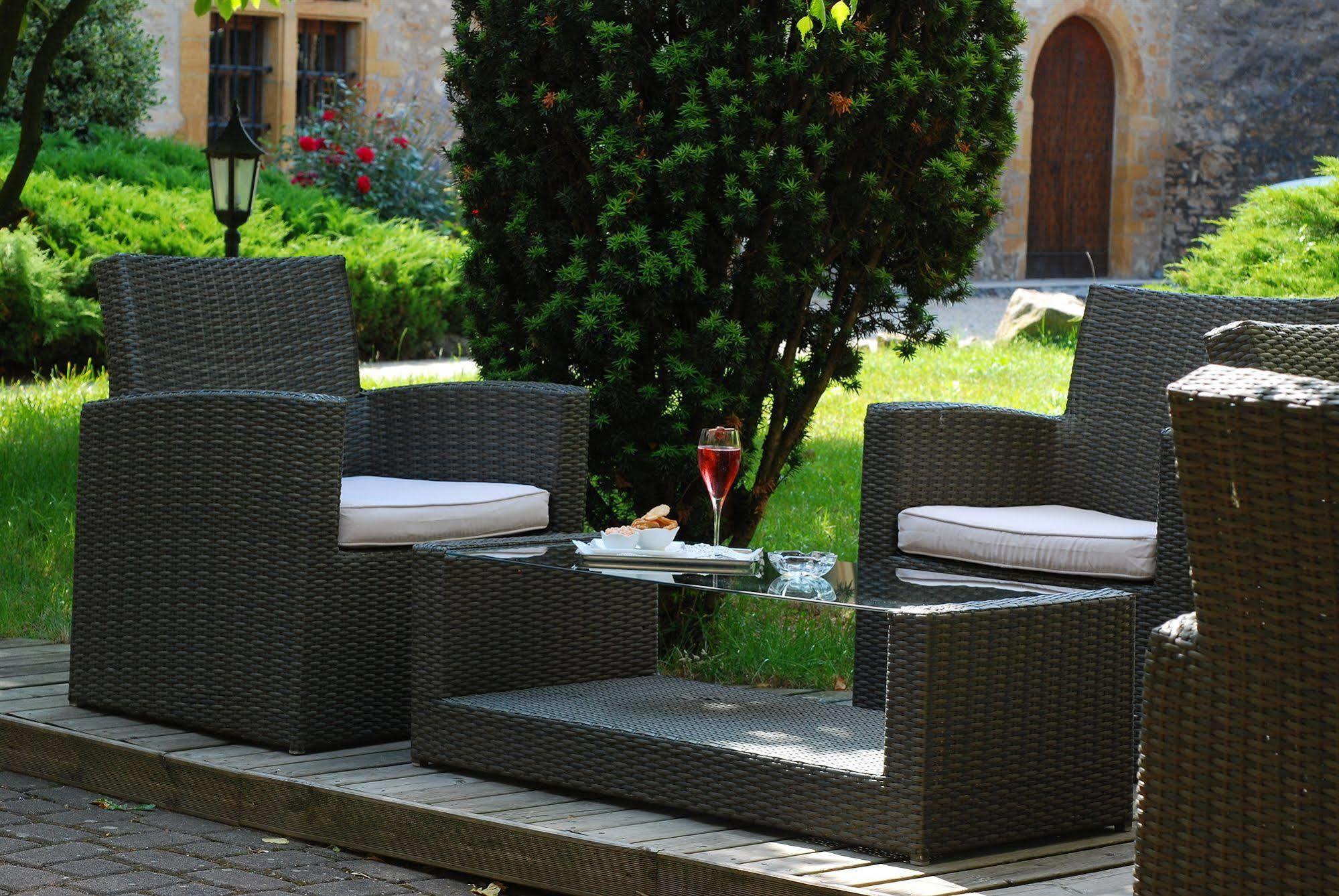 Demeures Et Chateaux L'Abbaye Caladoise - Anciennement Hostellerie Ferme Du Poulet Villefranche-sur-Saone Luaran gambar