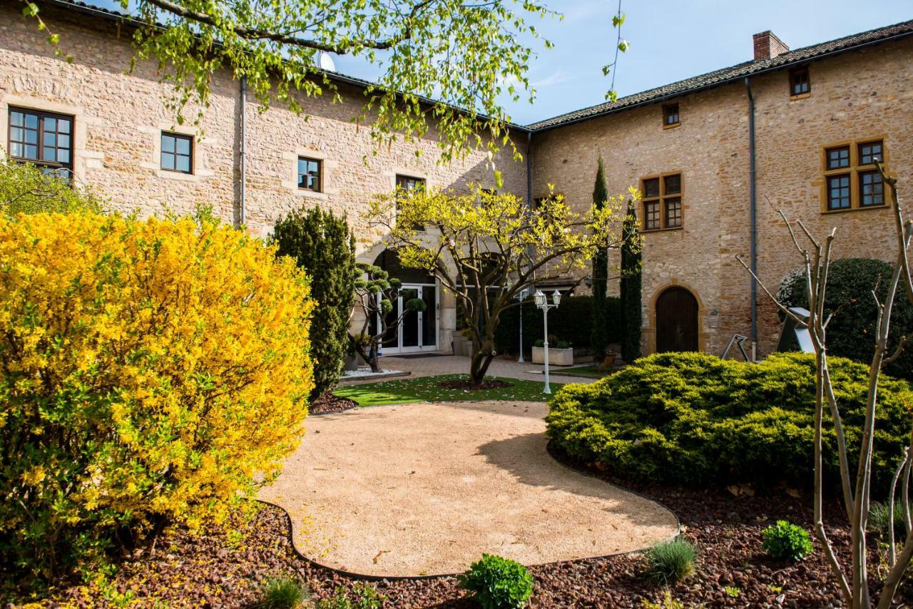 Demeures Et Chateaux L'Abbaye Caladoise - Anciennement Hostellerie Ferme Du Poulet Villefranche-sur-Saone Luaran gambar